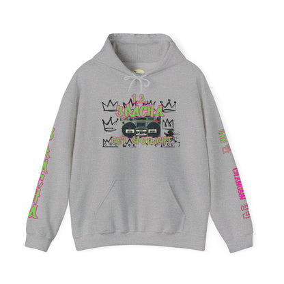3RACHA Boombox Hoodie – Old School Fire Edition