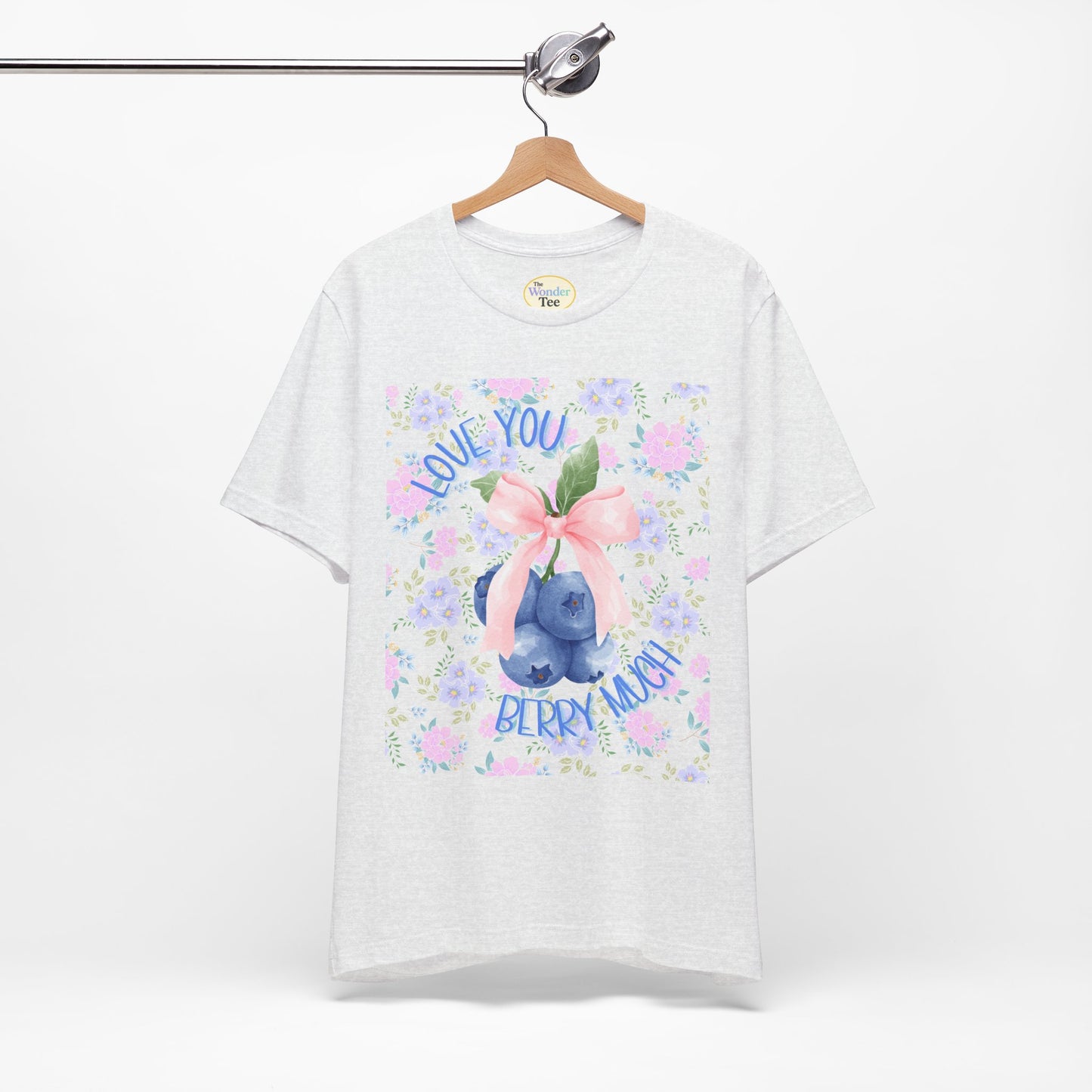 Love You Berry Much Tee – Coquette Blueberry Edition