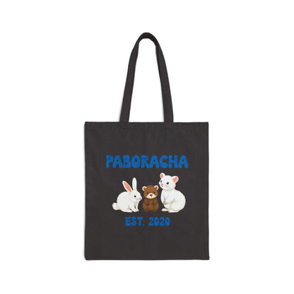 PABORACHA Animal Edition – Black Canvas Tote