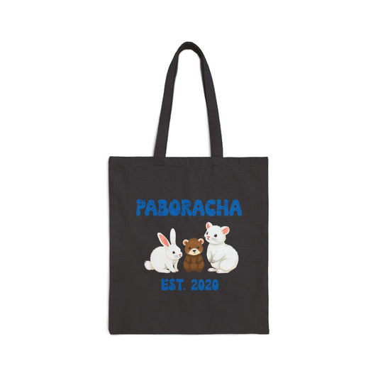 PABORACHA Animal Edition – Black Canvas Tote