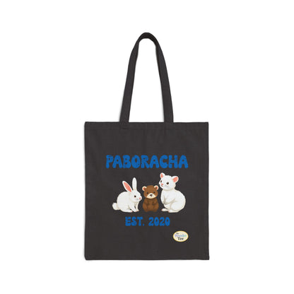 PABORACHA Animal Edition – Black Canvas Tote
