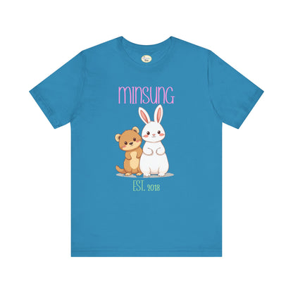 MINSUNG Animal Duo Tee – Lee Know & Han Edition