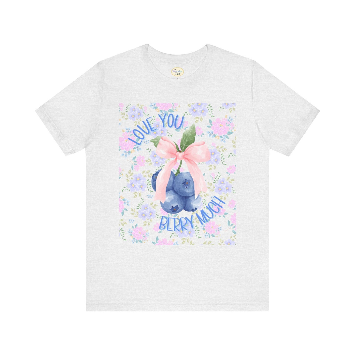 Love You Berry Much Tee – Coquette Blueberry Edition